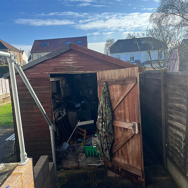 shed removal before