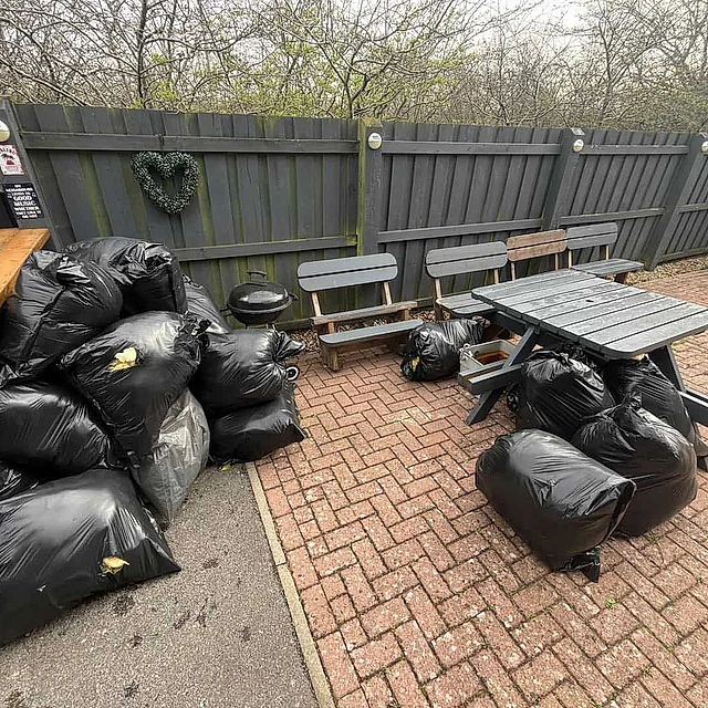 garden rubbish clearance before
